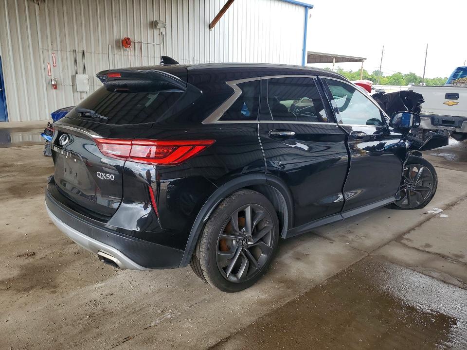 2019 Infiniti Qx50 VIN 3PCAJ5M12KF103507 COPART salvage auction — FRONT END, Tx - Certificate Of Title (P), sold $675 on 2026-07-23 (photo 3)