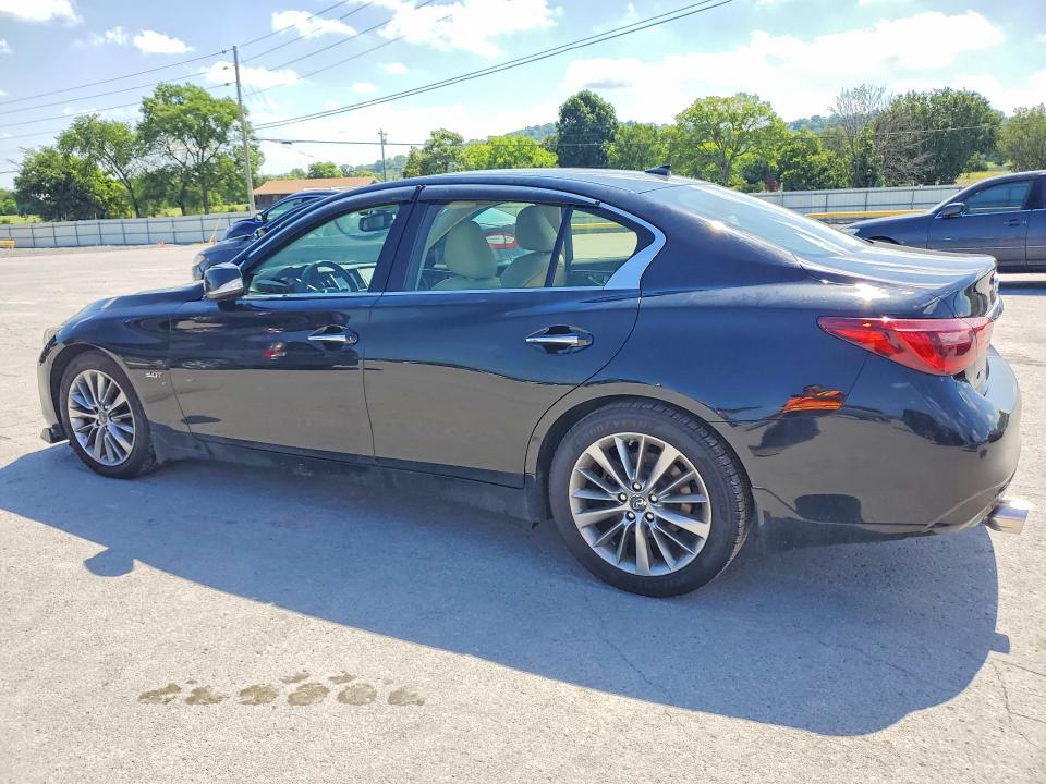2018 Infiniti Q50 VIN JN1EV7AR2JM612016 COPART salvage auction — SIDE, Tn - Cert Of Title-Rebuilt Vehicle, sold $1,750 on 2026-08-03 (photo 2)