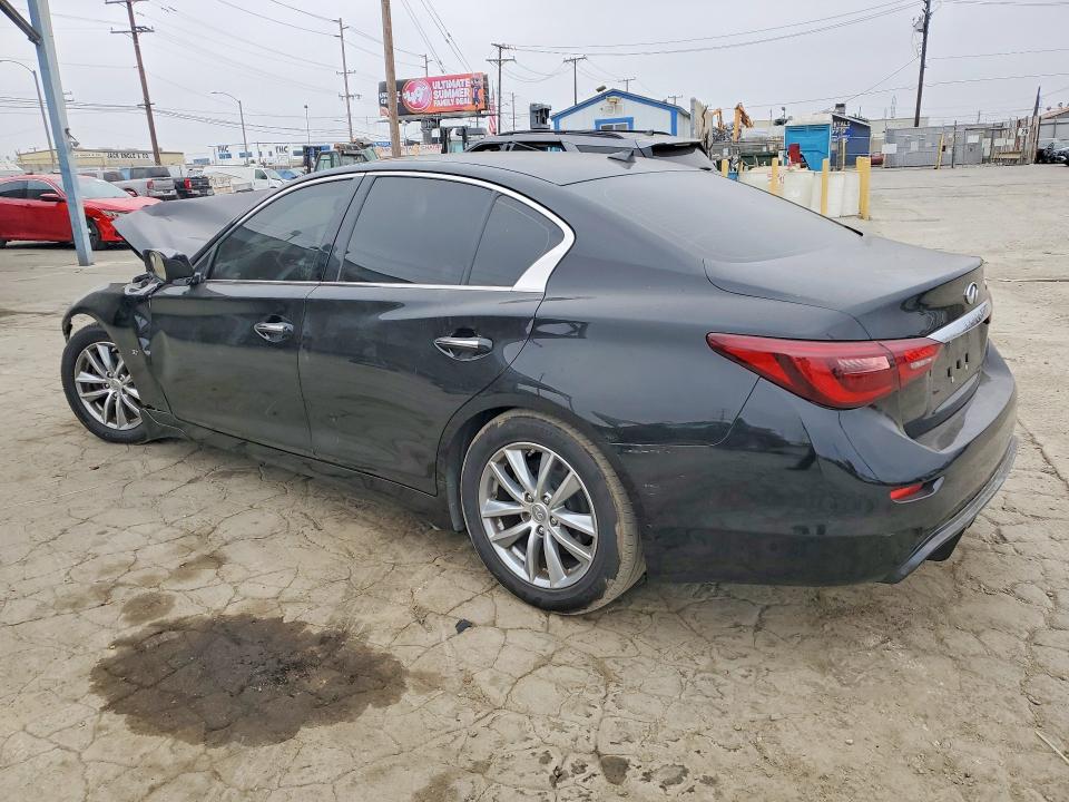 2014 Infiniti Q50 VIN JN1BV7AP0EM673467 COPART salvage auction — FRONT END, Ca - Salvage Certificate, sold $725 on 2026-07-20 (photo 2)