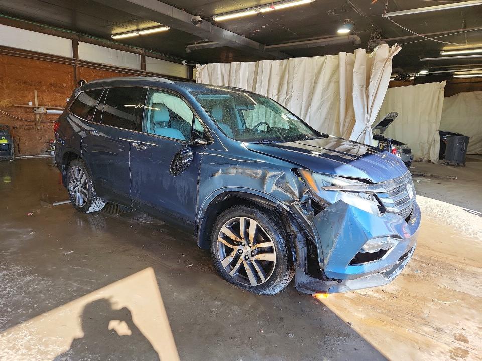 2016 Honda Pilot VIN 5FNYF6H97GB007496 COPART salvage auction — FRONT END, Pa - Certificate Of Salvage, sold $4,100 on 2026-07-02 (photo 4)