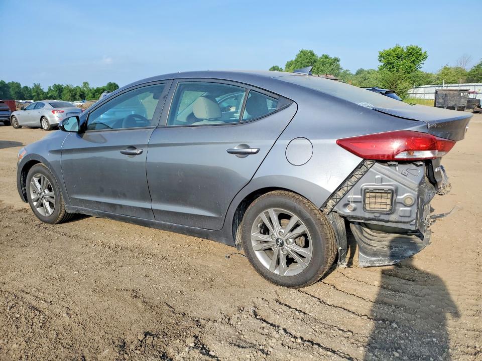 2017 Hyundai Elantra VIN KMHD84LFXHU169914 COPART salvage auction — REAR END, Oh - Cert Of Title-Salvage, sold $1,950 on 2026-07-09 (photo 2)