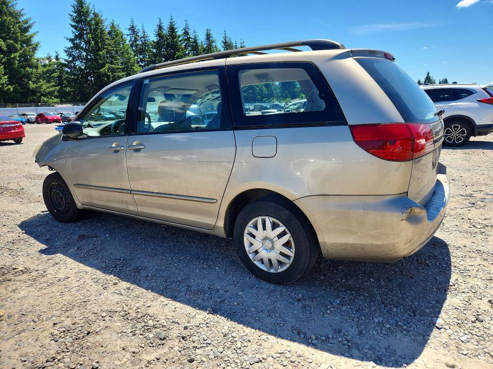 2005 Toyota Sienna VIN 5TDZA23C85S325182 COPART salvage auction — FRONT END, Wa - Bill Of Sale, sold $250 on 2026-07-24 (photo 2)