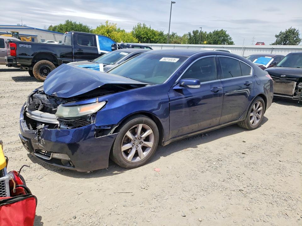2013 Acura VIN 19UUA8F56DA005804 COPART salvage auction — FRONT END, Ca - Salvage Certificate, sold $800 on 2026-07-09 (photo 1)