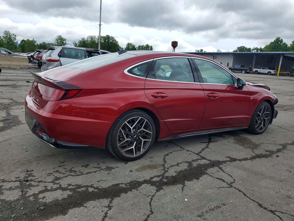 2023 Hyundai VIN KMHL14JC2PA327316 COPART salvage auction — FRONT END, Ny - Mv-907A Salvage Certificate, sold $6,000 on 2026-07-30 (photo 3)