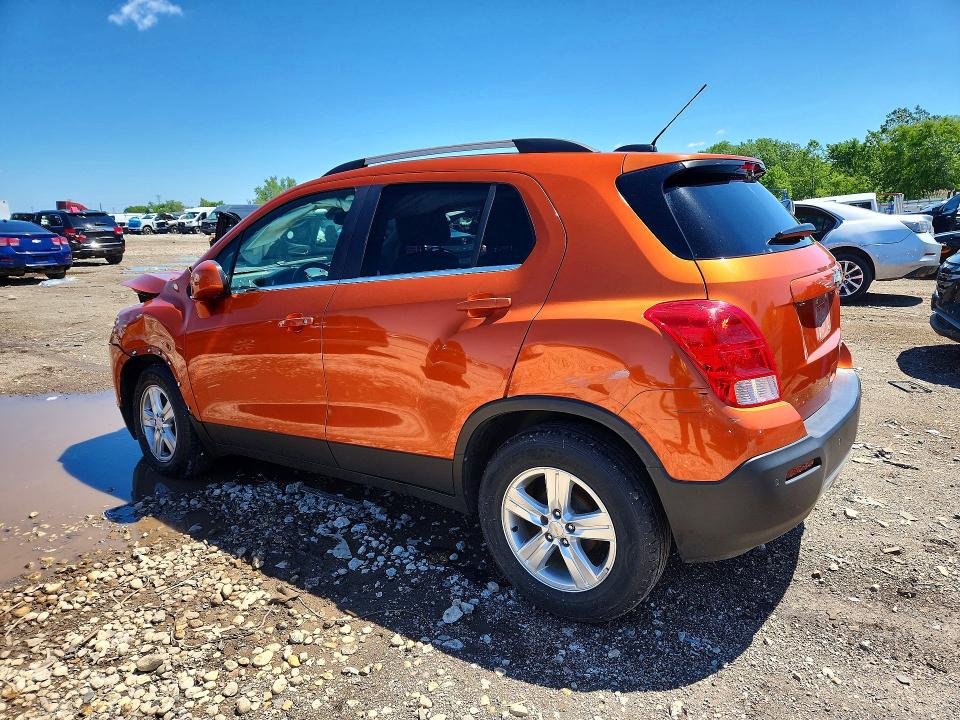 2015 Chevrolet Trax VIN KL7CJLSB4FB127600 COPART salvage auction — FRONT END, Il - Salvage Certificate, sold $900 on 2026-07-22 (photo 2)