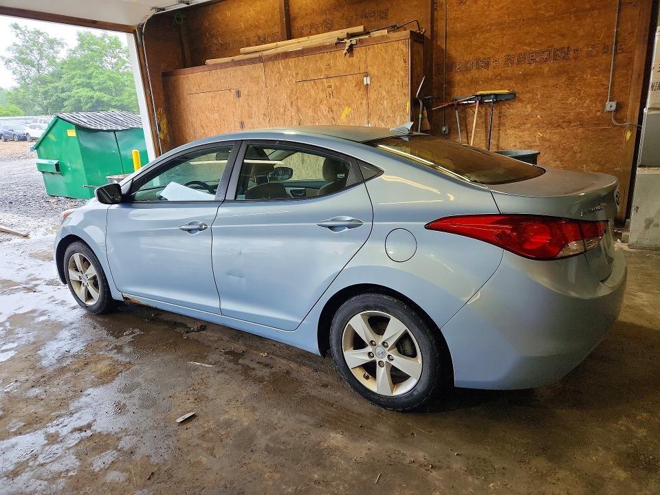 2012 Hyundai Elantra VIN KMHDH4AE4CU306347 COPART salvage auction — SIDE, Pa - Cert Of Title, sold $525 on 2026-07-30 (photo 2)