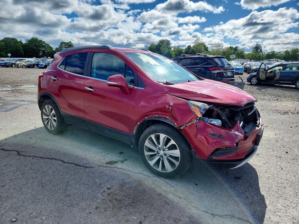 2017 Buick Encore VIN KL4CJESB7HB149005 COPART salvage auction — FRONT END, Ny - Mv-907A Salvage Certificate, sold $825 on 2026-07-20 (photo 4)