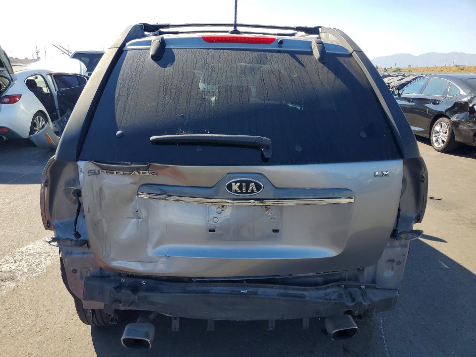 2009 Kia Sportage VIN KNDJF724597591801 COPART salvage auction — REAR END, Ca - Salvage Certificate, sold $950 on 2026-07-15 (photo 6)