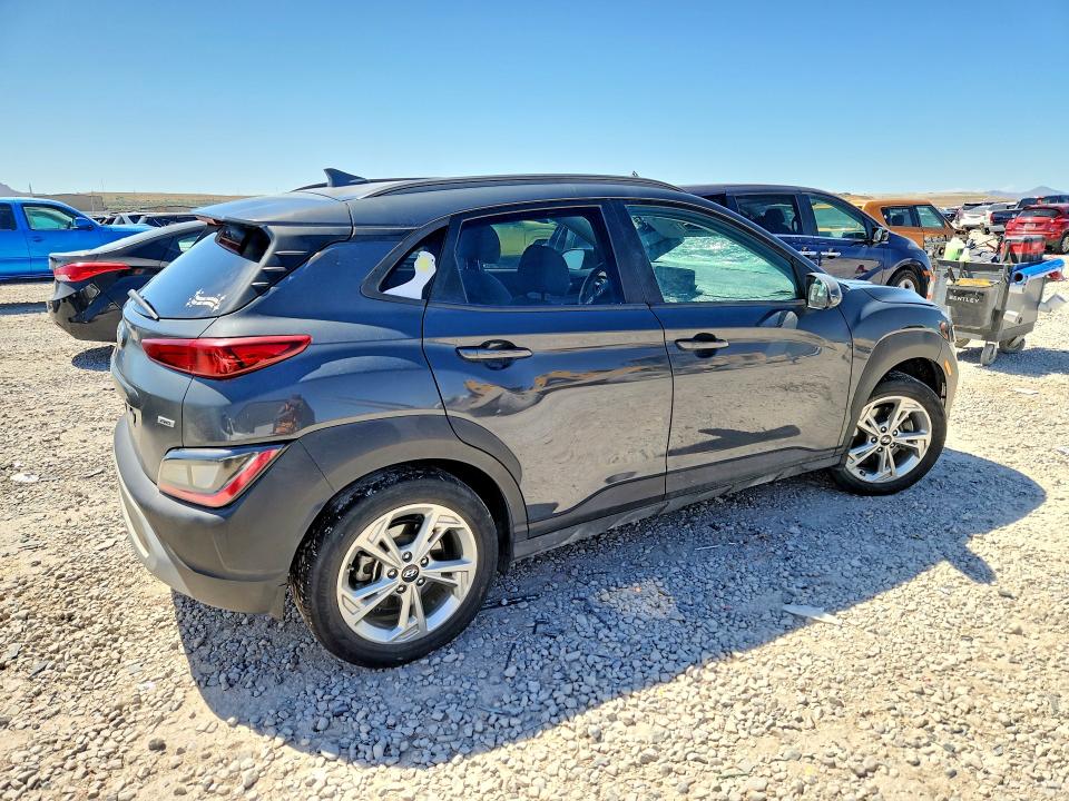 2023 Hyundai Kona VIN KM8K3CAB3PU002972 COPART salvage auction — FRONT END, Ut - Salvage Certificate, sold $3,300 on 2026-07-24 (photo 3)