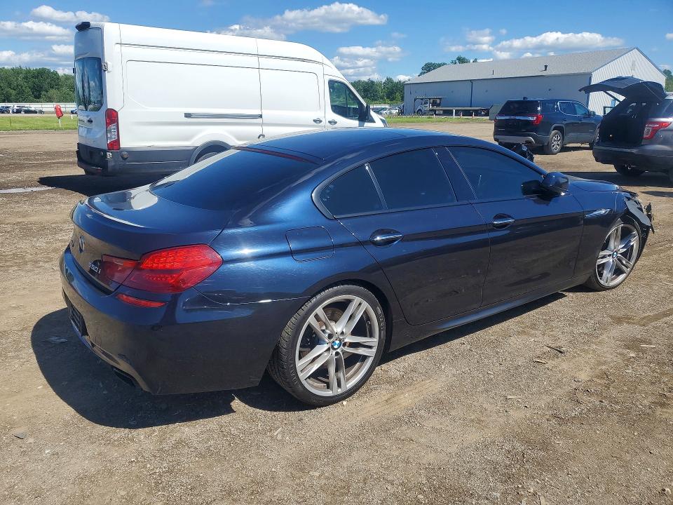 2015 BMW 6er VIN WBA6B4C53FD761560 COPART salvage auction — FRONT END, Oh - Cert Of Title-Salvage, sold $1,150 on 2026-07-23 (photo 3)