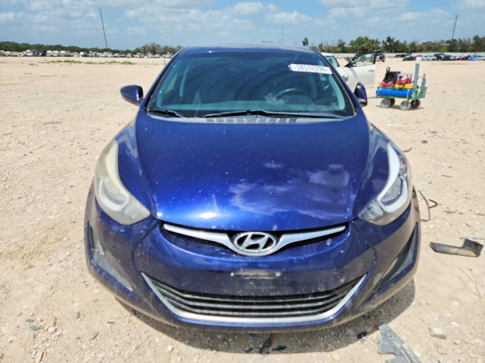 2014 Hyundai VIN 5NPDH4AE2EH533022 COPART salvage auction — UNDERCARRIAGE, Tx - Salvage Vehicle Title, sold $800 on 2026-07-09 (photo 5)