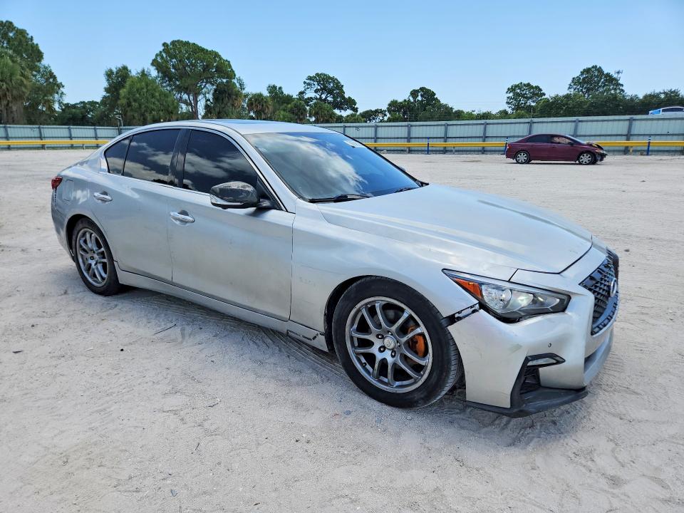 2017 Infiniti Q50 VIN JN1FV7APXHM850810 COPART salvage auction — MECHANICAL, Fl - Cert Of Title-Rebuilt, sold $875 on 2026-07-29 (photo 4)