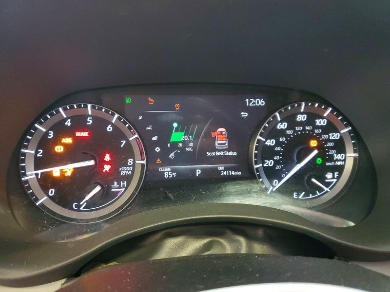 2020 Toyota VIN 5TDYZRAH0LS022972 COPART salvage auction — SIDE, TX - SALVAGE VEHICLE TITLE, sold $13,300 on 2026-07-06 (photo 9)