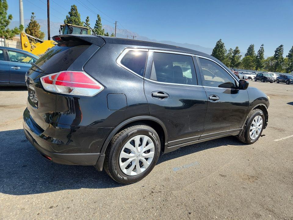2016 Nissan Rogue VIN 5N1AT2MN8GC796076 COPART salvage auction — FRONT END, Ca - Salvage Certificate, sold $1,800 on 2026-07-02 (photo 3)