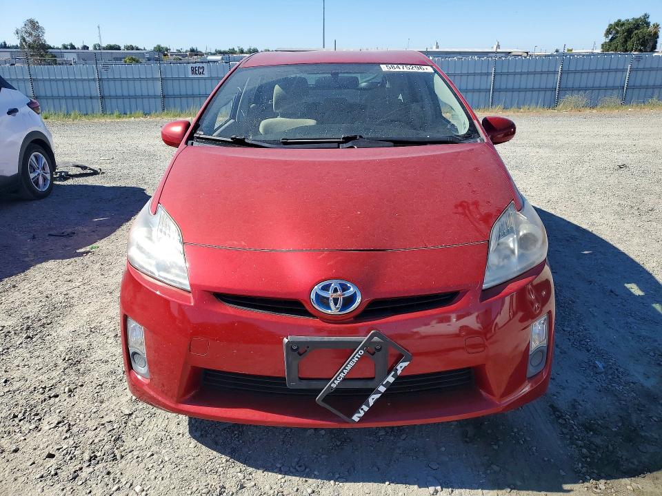 2010 Toyota Prius VIN JTDKN3DU9A0134113 COPART salvage auction — REAR END, CA - SALVAGE CERTIFICATE, sold $1,800 on 2026-07-14 (photo 5)