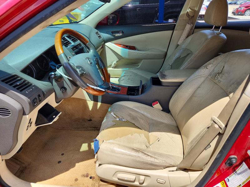 2010 Lexus Es 350 VIN JTHBK1EG4A2370287 COPART salvage auction — FRONT END, ID - SALVAGE CERTIFICATE OF TITLE, sold $1,050 on 2026-07-21 (photo 7)