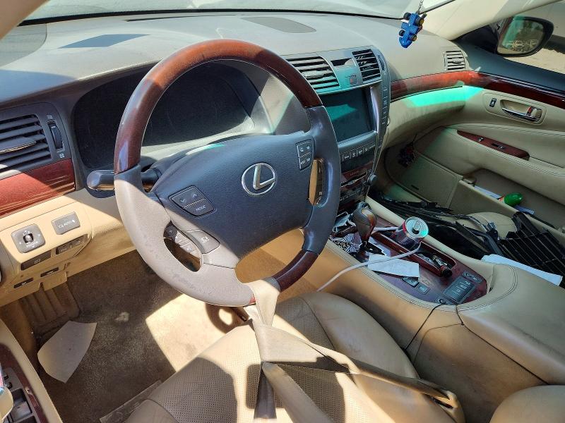 2007 Lexus Ls 460 VIN JTHBL46F975029530 COPART salvage auction — FRONT END, MI - CERTIFICATE OF TITLE, sold $450 on 2026-07-30 (photo 8)