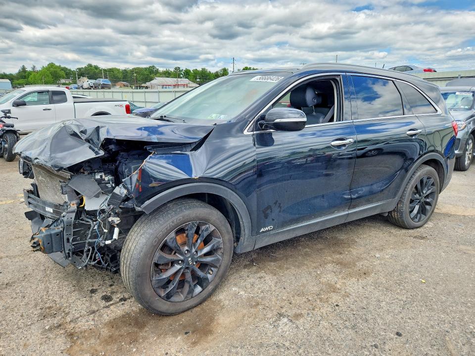 2020 Kia Sorento VIN 5XYPHDA57LG707197 COPART salvage auction — FRONT END, Pa - Certificate Of Salvage, sold $1,950 on 2026-07-31 (photo 1)