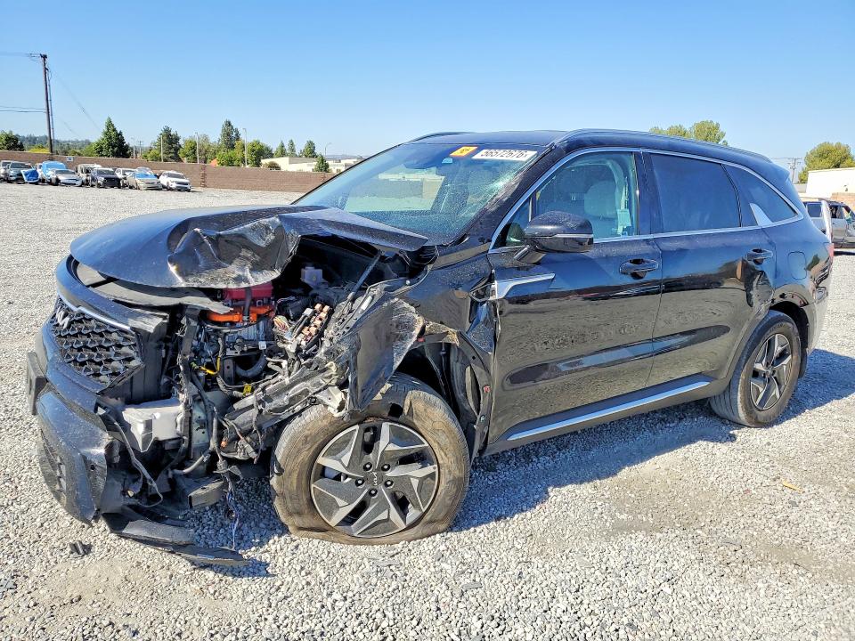 2023 Kia Sorento VIN KNDRH4LG0P5162479 COPART salvage auction — FRONT END, Ca - Salvage Certificate, sold $5,600 on 2026-07-29 (photo 1)
