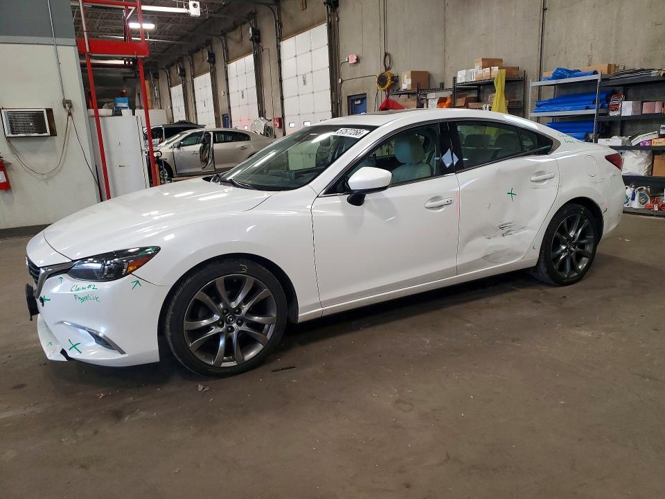 2016 Mazda 6 VIN JM1GJ1W58G1432974 COPART salvage auction — SIDE, Mn - Cert Of Title-Prior Salvage, sold $1,700 on 2026-07-04 (photo 1)