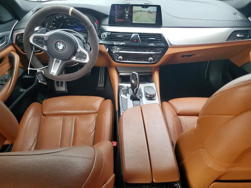 2018 BMW M550i xdrive VIN WBAJB9C5XJB049431 COPART salvage auction — HAIL, TN - CERT OF TITLE-REBUILT VEHICLE, sold $4,000 on 2026-07-29 (photo 8)
