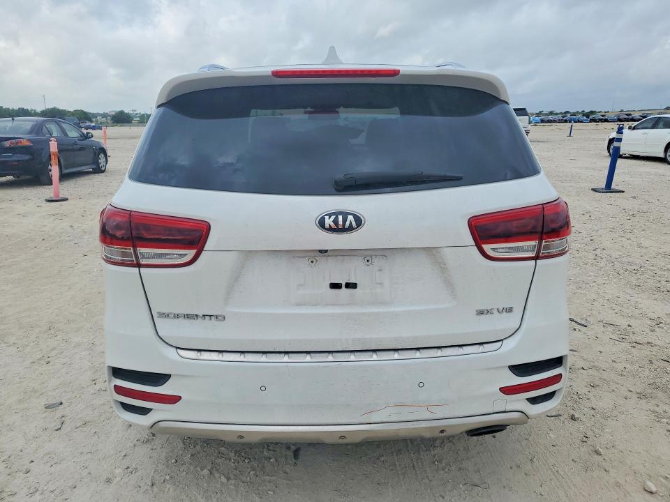 2016 Kia Sorento VIN 5XYPK4A56GG039626 COPART salvage auction — FRONT END, TX - SALVAGE VEHICLE TITLE (P), sold $4,200 on 2026-07-02 (photo 6)