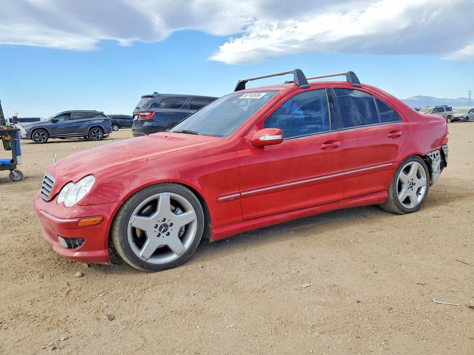 2005 Mercedes-benz C class VIN WDBRF40J35F713063 COPART salvage auction — REAR END, Ca - Salvage Certificate, sold $525 on 2026-07-06 (photo 1)