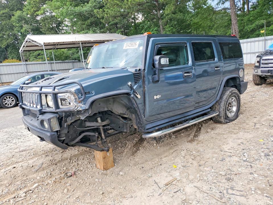 2006 Hummer H2 VIN 5GRGN23U46H105482 COPART salvage auction — FRONT END, Ga - Cert Of Title-Salvage, sold $2,800 on 2026-07-02 (photo 1)