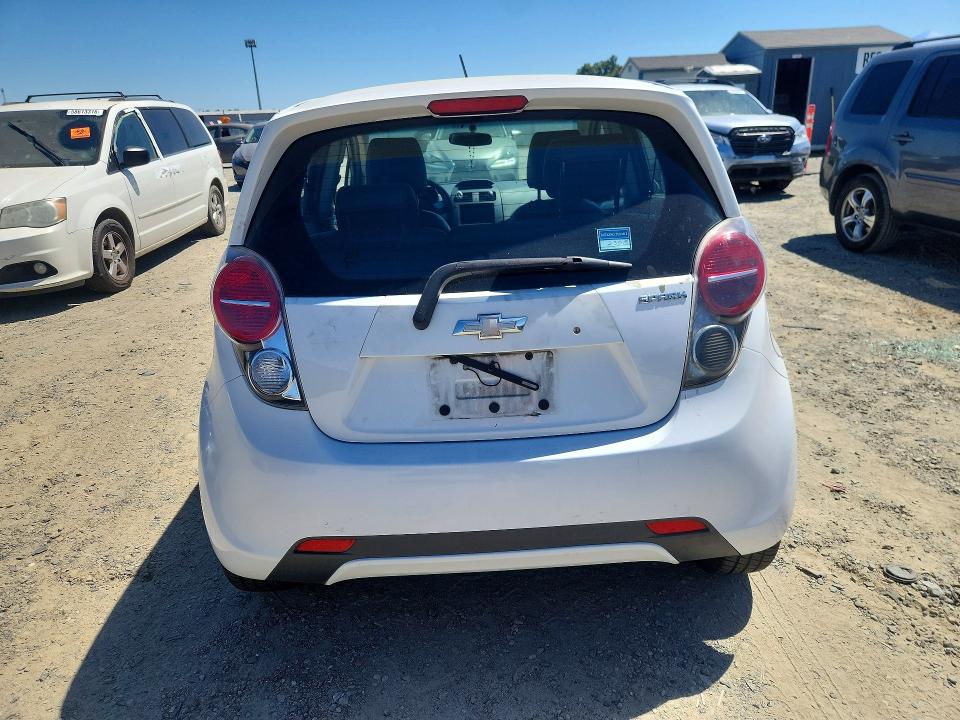 2014 Chevrolet Spark VIN KL8CD6S99EC534306 COPART salvage auction — FRONT END, CA - SALVAGE CERTIFICATE, sold $875 on 2026-07-02 (photo 6)