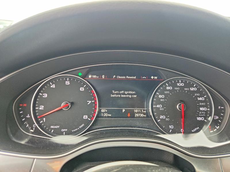 2018 Audi A6 VIN WAUG3AFC5JN002583 COPART salvage auction — FRONT END, Il - Salvage Certificate, sold $8,100 on 2026-07-21 (photo 9)
