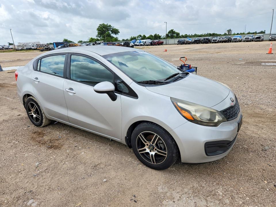 2014 Kia Rio VIN KNADM4A36E6365435 COPART salvage auction — MECHANICAL, Tx - Cert Of Title-Rebuilt Salvage, sold $525 on 2026-07-15 (photo 4)