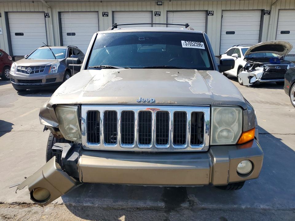 2006 Jeep Commander VIN 1J8HG58N76C291642 COPART salvage auction — WATER/FLOOD, Ky - Cert Of Title-Salvage Water, sold $275 on 2026-07-02 (photo 5)