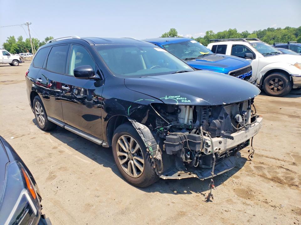 2013 Nissan Pathfinder VIN 5N1AR2MM3DC620120 COPART salvage auction — FRONT END, Ct - Cert Of Title-Salvage, sold $475 on 2026-07-02 (photo 4)