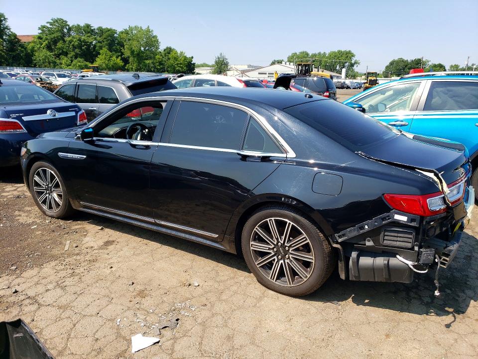 2017 Lincoln Continental VIN 1LN6L9NP6H5608062 COPART salvage auction — REAR END, Ct - Cert Of Title-Salvage, sold $475 on 2026-07-02 (photo 2)
