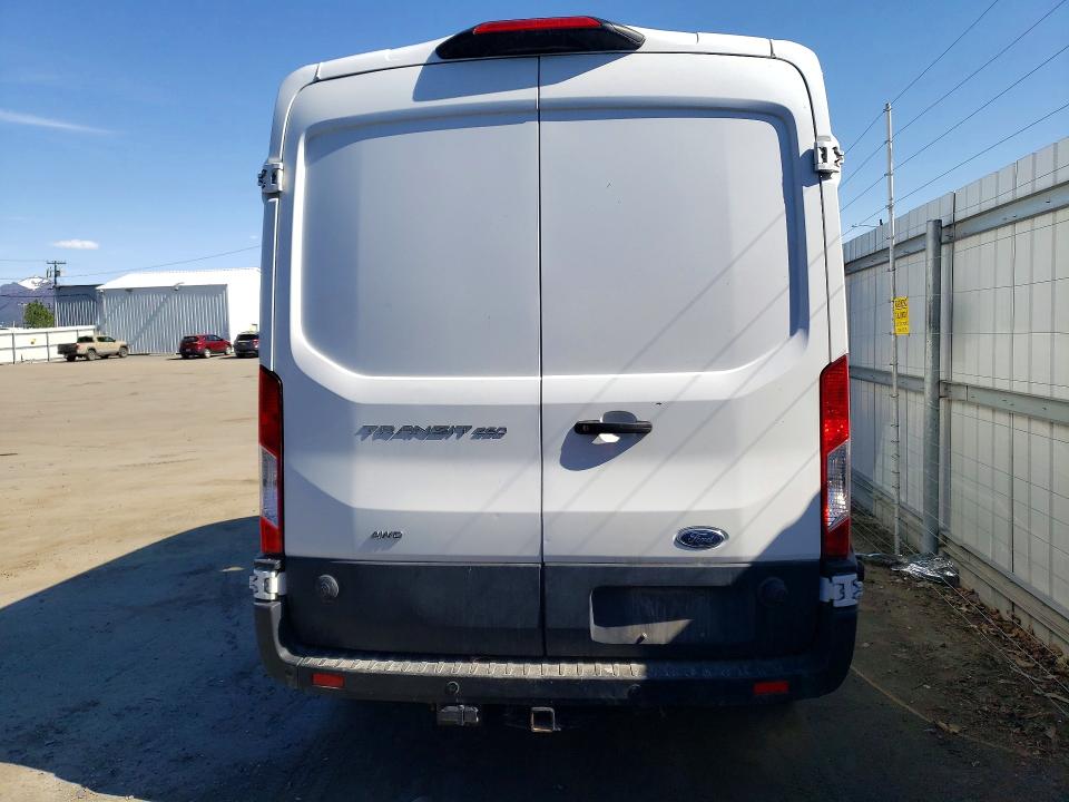 2024 Ford Transit VIN 1FTBR2C85RKA17535 COPART salvage auction — FRONT END, Ak - Bill Of Sale- Salvage, sold $25 on 2026-08-04 (photo 6)
