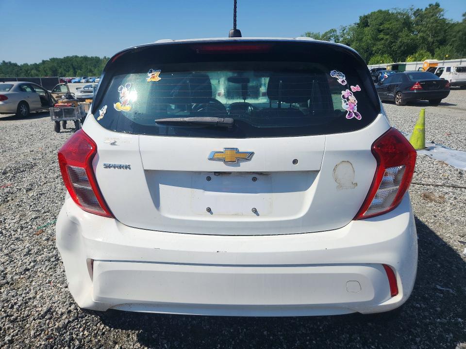 2020 Chevrolet Spark VIN KL8CB6SAXLC418853 COPART salvage auction — MECHANICAL, SC - CERT OF TITLE-SALVAGE, sold $700 on 2026-07-27 (photo 6)