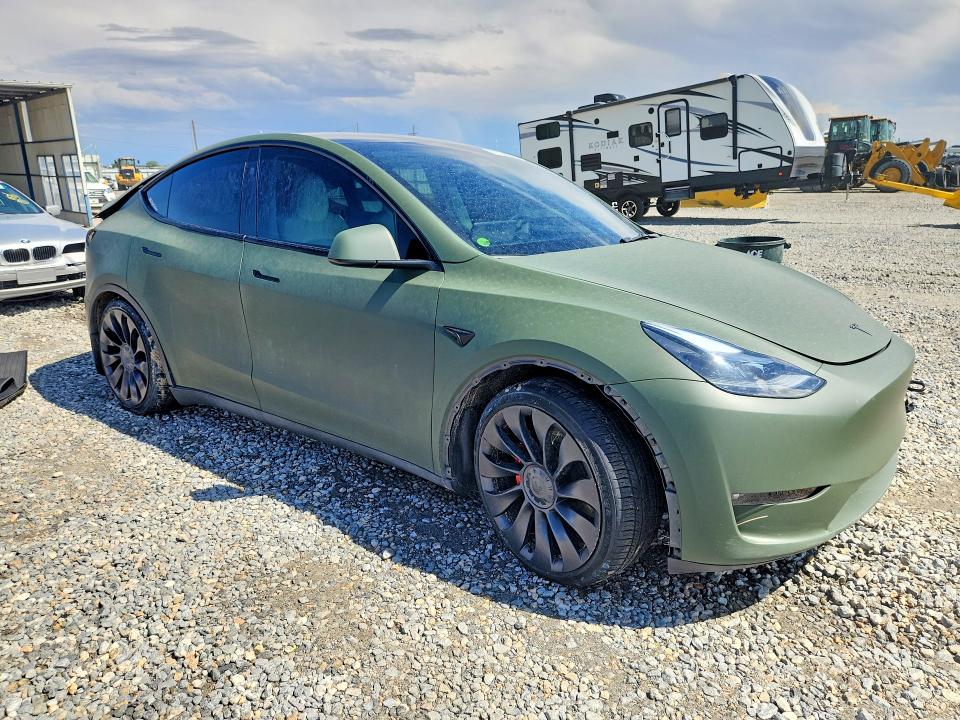 2024 Tesla VIN 7SAYGDEFXRF024097 COPART salvage auction — REAR END, Co - Salvage Title, sold $13,800 on 2026-07-09 (photo 4)