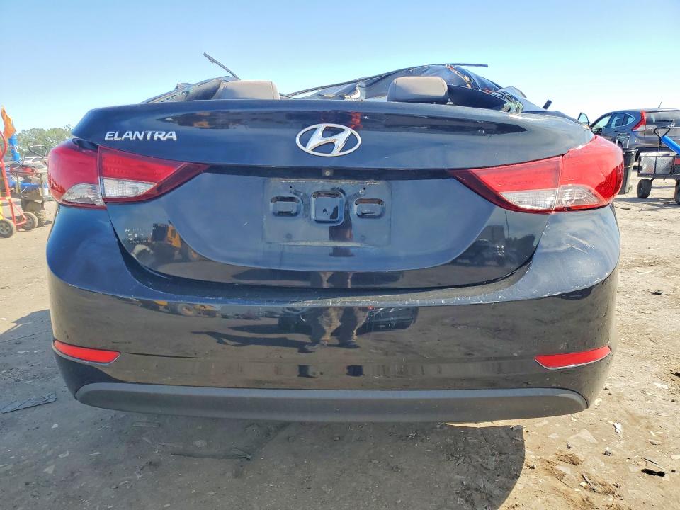 2015 Hyundai Elantra VIN KMHDH4AE6FU264655 COPART salvage auction — ALL OVER, Va - Cert Of Title - Salvage, sold $1,250 on 2026-07-08 (photo 6)