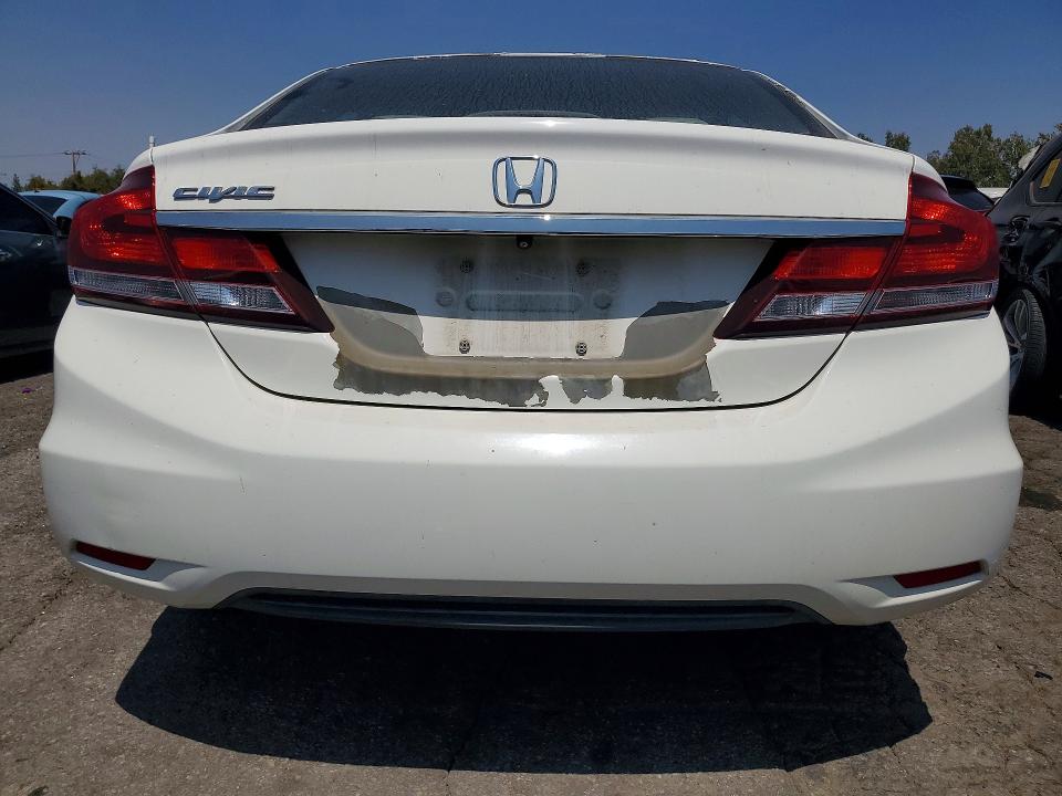 2015 Honda VIN 2HGFB2F54FH546731 COPART salvage auction — FRONT END, Ca - Salvage Certificate, sold $1,600 on 2026-07-02 (photo 6)