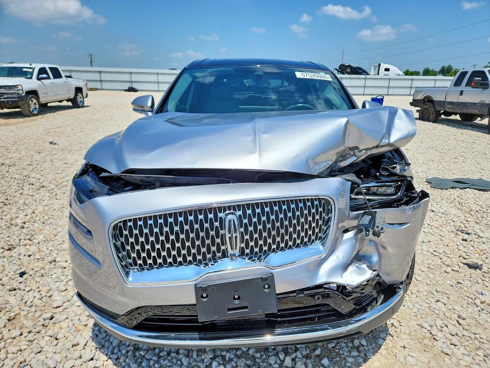 2022 Lincoln Nautilus VIN 2LMPJ6K93NBL00132 COPART salvage auction — FRONT END, Tx - Salvage Vehicle Title, sold $4,500 on 2026-07-02 (photo 5)