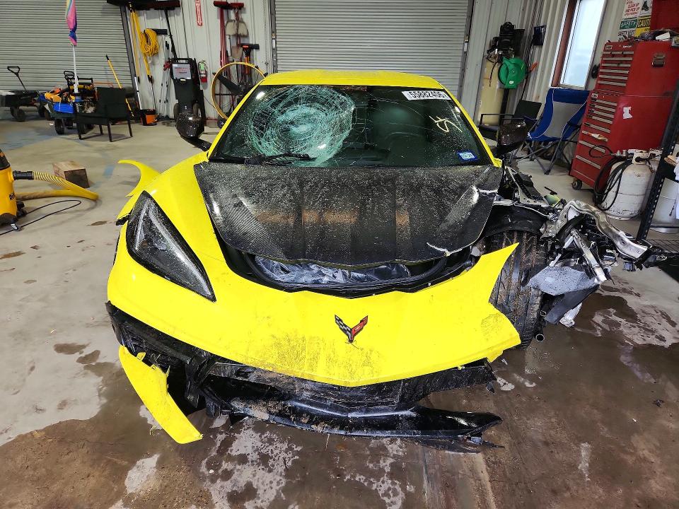 2020 Chevrolet Corvette VIN 1G1Y62D49L5105596 COPART salvage auction — SIDE, Tx - Certificate Of Title, sold $7,200 on 2026-08-26 (photo 5)