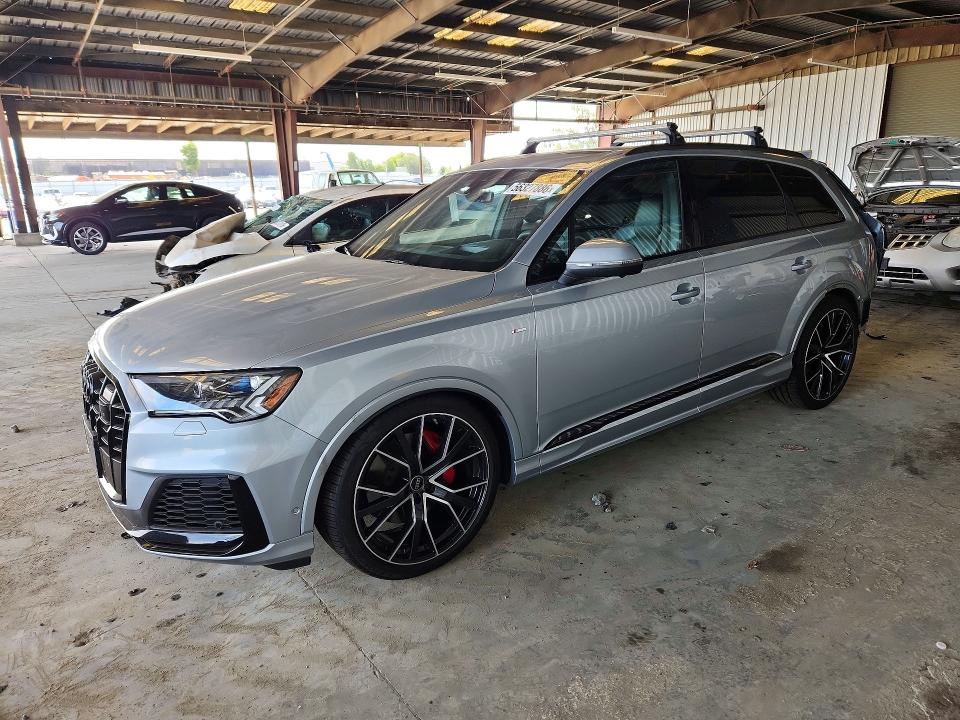 2024 Audi Q7 VIN WA1WXBF77RD007050 COPART salvage auction — REAR END, Ca - Salvage Certificate, sold $25,250 on 2026-07-09 (photo 1)