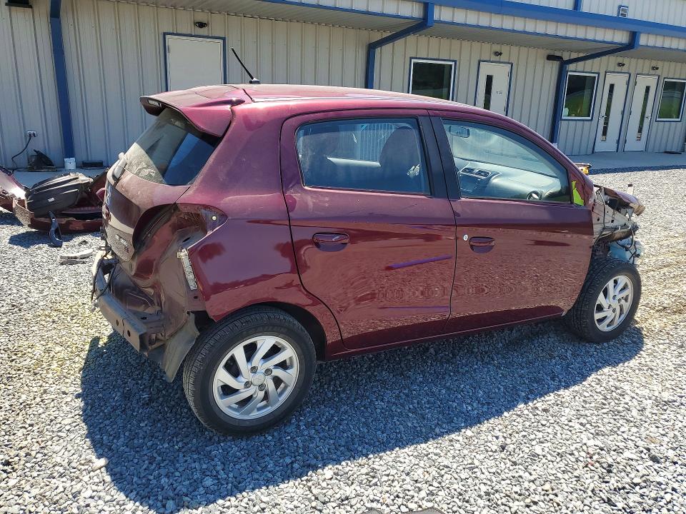 2018 Mitsubishi Mirage VIN ML32A4HJ6JH008393 COPART salvage auction — FRONT END, NC - SALVAGE CERTIFICATE OF TITLE, sold $250 on 2026-07-30 (photo 3)