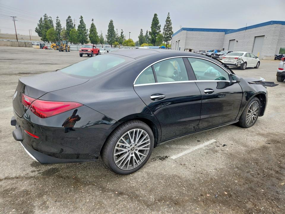 2026 Mercedes-benz Cla-klasse VIN W1K5J4GB3TN610036 COPART salvage auction — FRONT END, CA - SALVAGE CERTIFICATE, sold $2,750 on 2026-07-30 (photo 3)