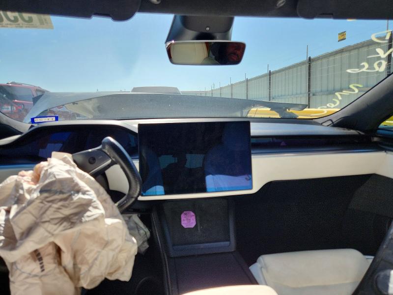 2021 Tesla VIN 5YJSA1E66MF452762 COPART salvage auction — FRONT END, Tx - Salvage Vehicle Title, sold $1,700 on 2026-07-24 (photo 9)