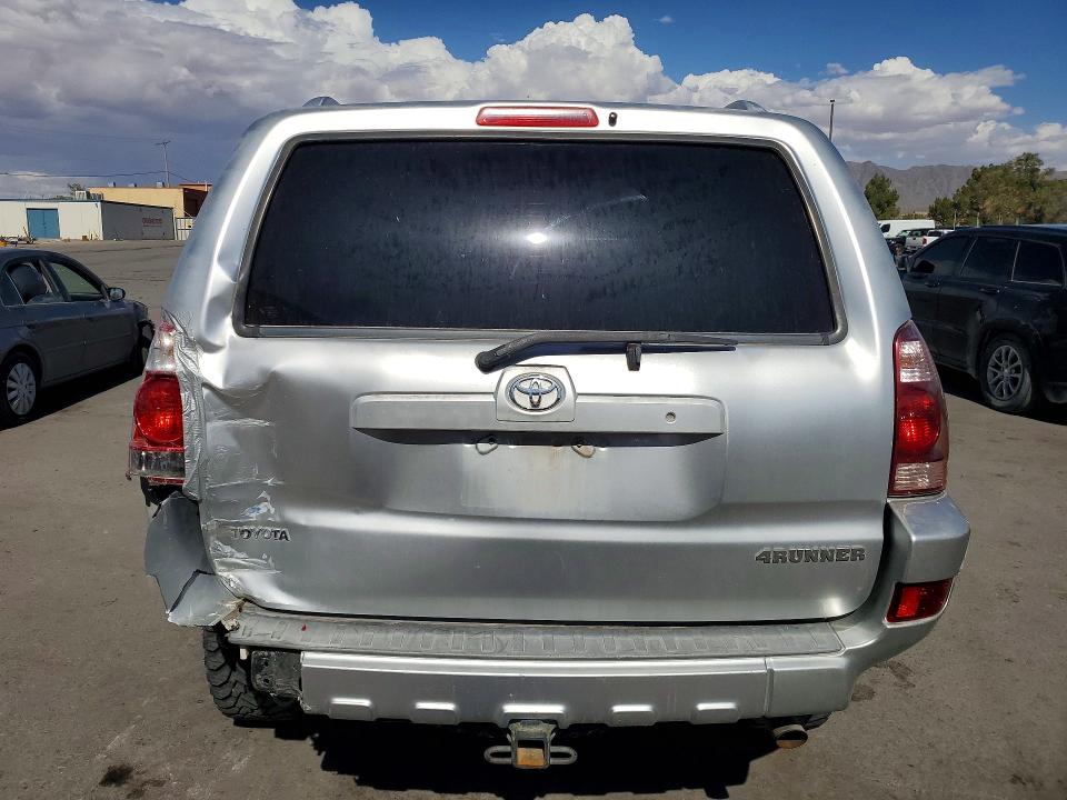 2005 Toyota 4runner VIN JTEBU14R758035120 COPART salvage auction — REAR END, Nm - Cert Of Title-Salvage, sold $4,450 on 2026-07-06 (photo 6)