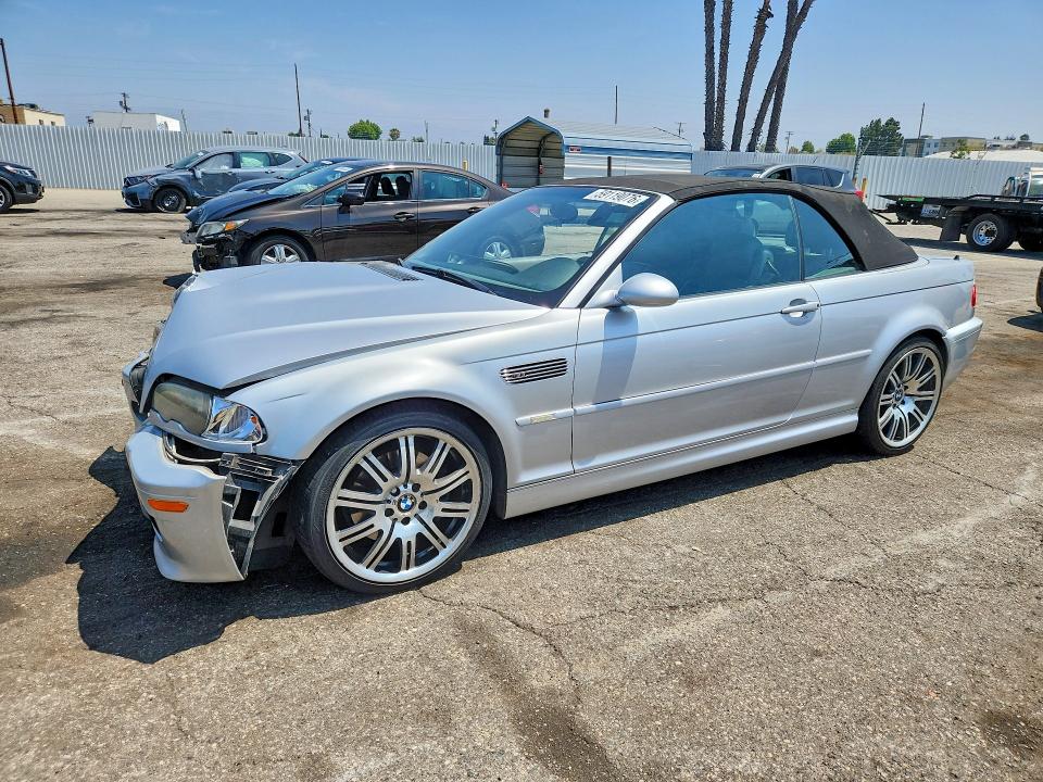 2001 BMW M3 VIN WBSBR93481EX20516 COPART salvage auction — FRONT END, Ca - Salvage Certificate, sold $8,600 on 2026-07-17 (photo 1)