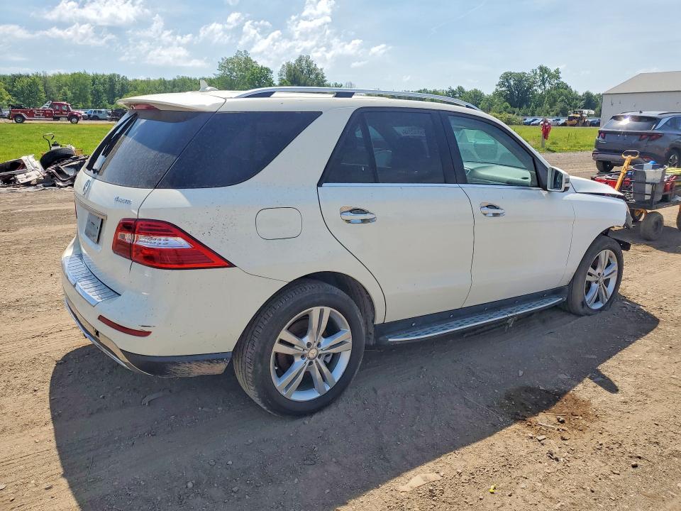 2013 Mercedes-benz Ml-class VIN 4JGDA5HB3DA136071 COPART salvage auction — FRONT END, OH - CERTIFICATE OF TITLE, sold $2,700 on 2026-07-09 (photo 3)