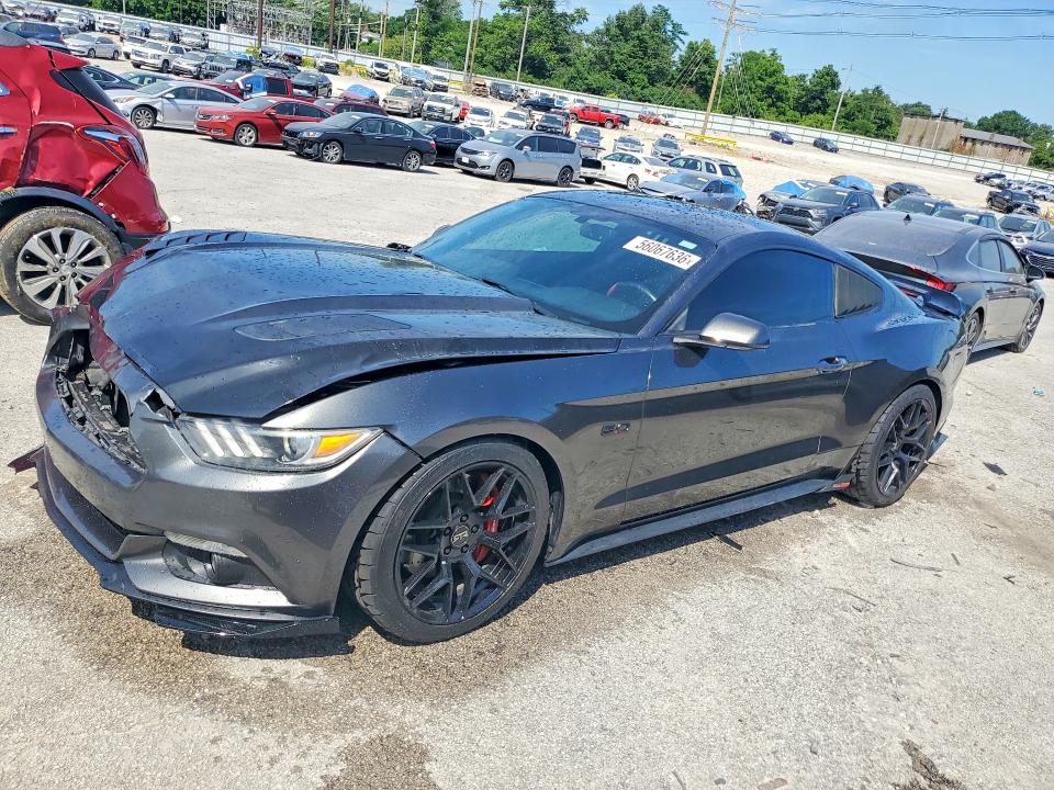 2016 Ford Mustang VIN 1FA6P8CF5G5327162 COPART salvage auction — FRONT END, Ky - Cert Of Title-Salvage, sold $1,600 on 2026-07-29 (photo 1)