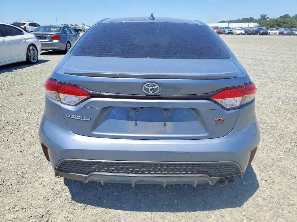 2021 Toyota Corolla VIN JTDP4MCE7MJ058012 COPART salvage auction — FRONT END, Ca - Salvage Certificate, sold $3,700 on 2026-07-14 (photo 6)